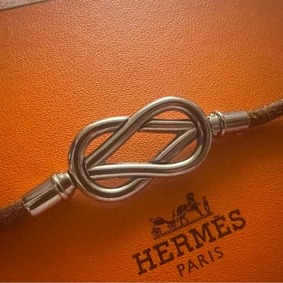✔️ Authentic Hermes Atame Interlocking Bracelet/Choker in excellent condition - Picture 4 of 11